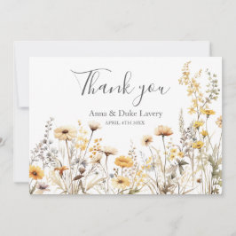 Wildblomma Bröllop Tack