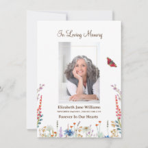 Wildblomma & Butter Funeral Memorial Prayer