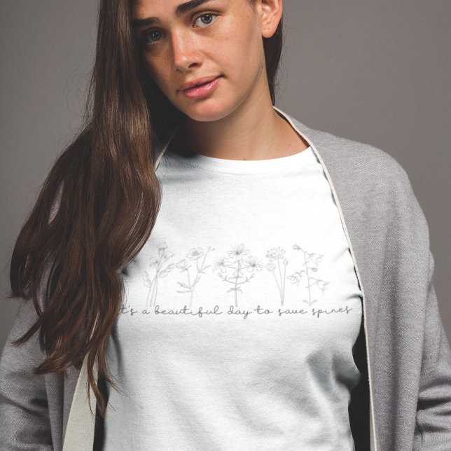 Wildblomma Chiropraktic Crewnacke, Chiropraktic T Shirt (Skapare uppladdad)