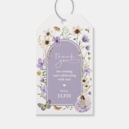 Wildblomma Fairy Lavender Garden Birthday Favors Presentetikett