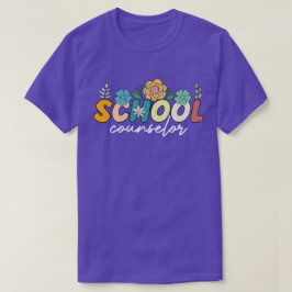 Wildblomma, färgstark hos skolrådgivare t shirt