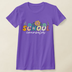 Wildblomma, färgstark hos skolrådgivare t shirt