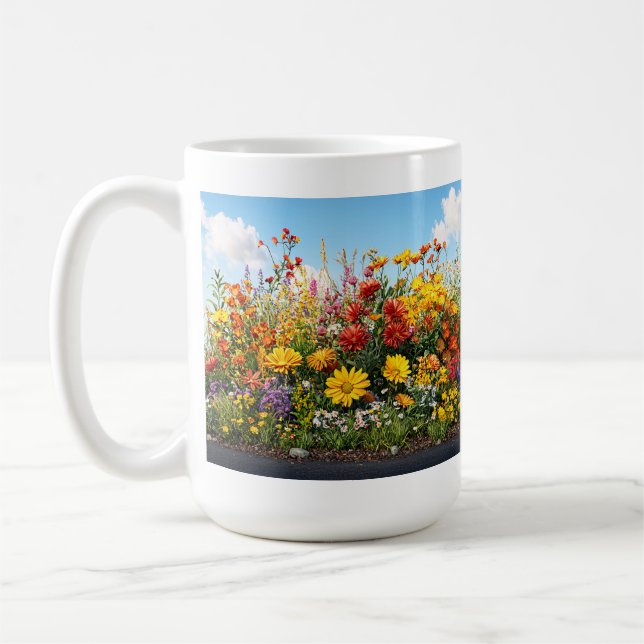 Wildblomma Garden Coffee Mugg. Kaffemugg (Vänster)