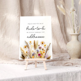 Wildblomma Hjälp Busy Bride Adress och EnUtveckla Poster