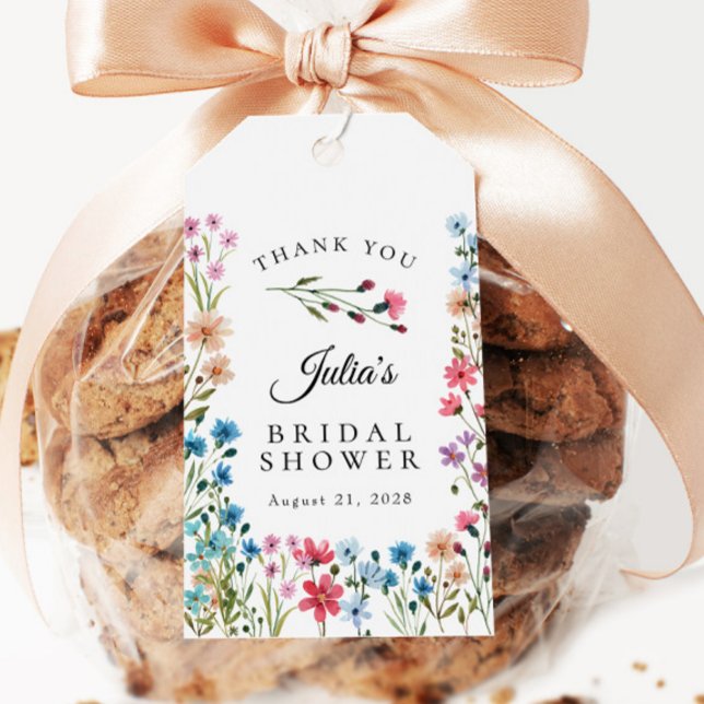 Wildblomma Kärlek är i Möhippan Bloom Favoriter Presentetikett (Skapare uppladdad)