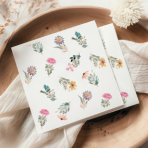 Wildblomma Kärlek i Bloom Möhippa Pappersservett