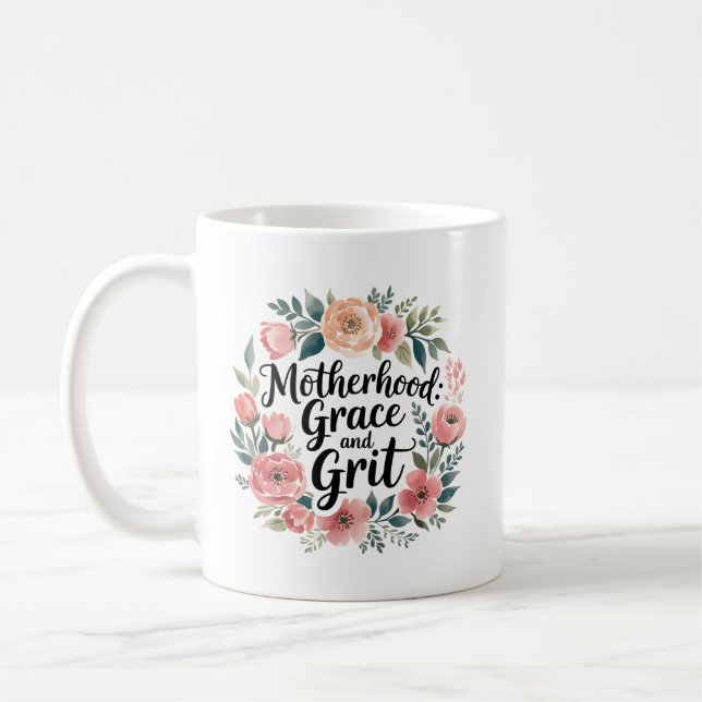 Wildblomma Mamma Mugg | Grace & Grit Blommigt Kopp (Vänster)