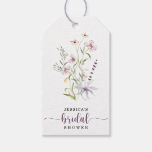Wildblomma Möhippa - Blommigt för favoriter Presentetikett