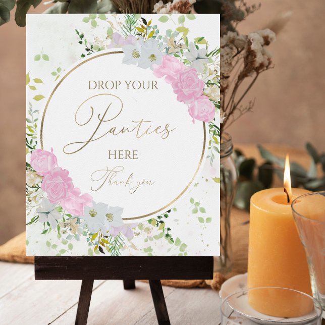 Wildblomma Möhippan Panty Game Sign Poster (Skapare uppladdad)