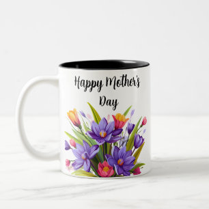 Wildblomma Mors dag 2024 Två-Tonad Mugg