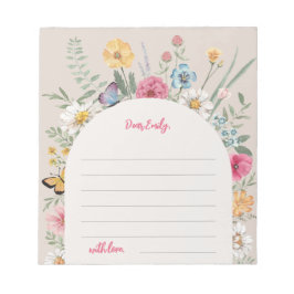 Wildblomma Notecards | ANTECKNINGSBLOCK