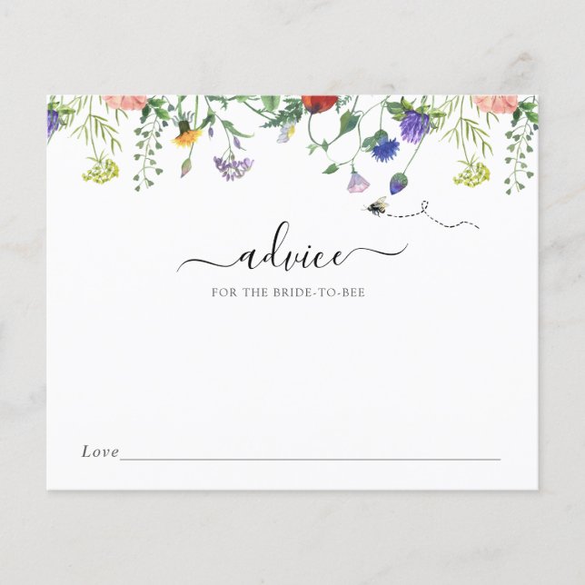 Wildblomma och birådgivning för Bride (Framsida)