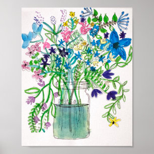 Wildblomma Poster