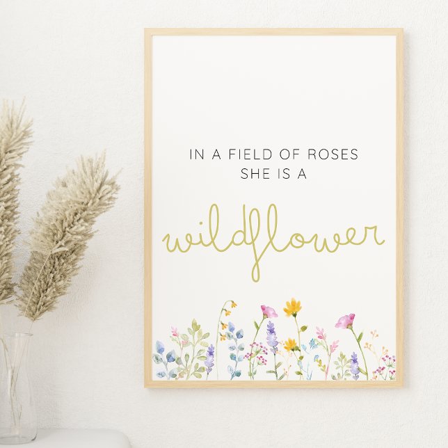 Wildblomma Poster (Skapare uppladdad)