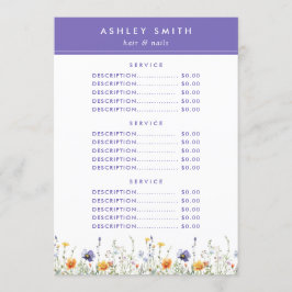 Wildblomma Pris Meny