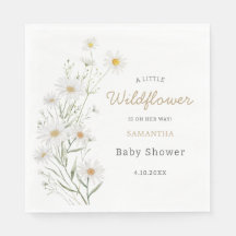 Wildblomma Rustic Boho Blommigt Girl Baby Shower