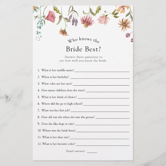 Wildblomma som känner till bästa Möhippa-spel (Framsida)