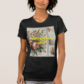 🌿 Wildblomma Soul - Boho Blommigt Botanical T-Shi T Shirt
