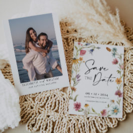 Wildblomma Spara datuminbjudan Inbjudningar