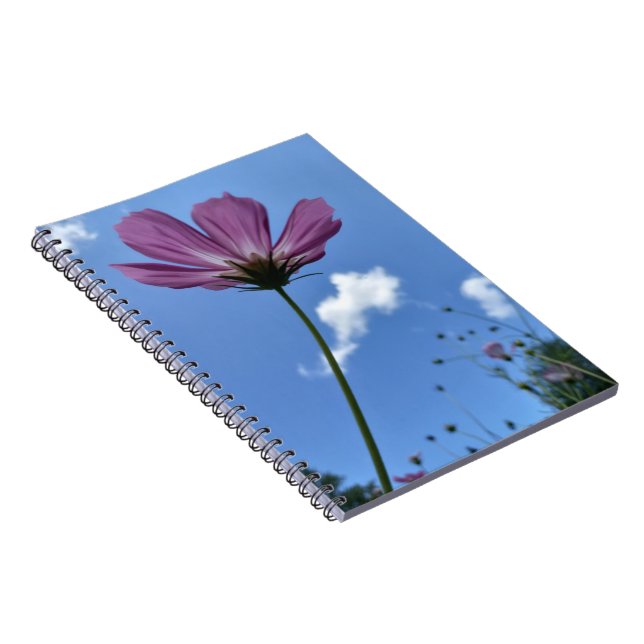 Wildblomma Stall Tall Spiral Notebook Anteckningsbok (Högra Sidan)