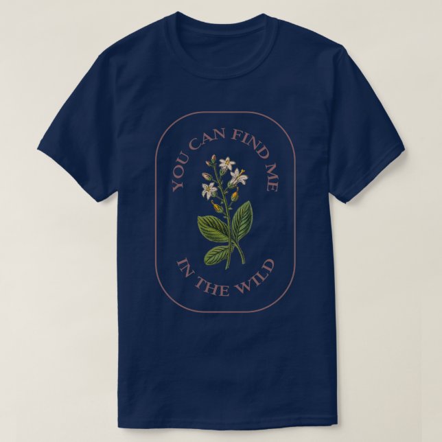 Wildblomma T Shirt (Design framsida)