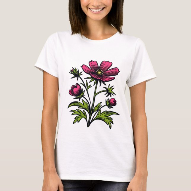 Wildblomma T Shirt (Framsida)