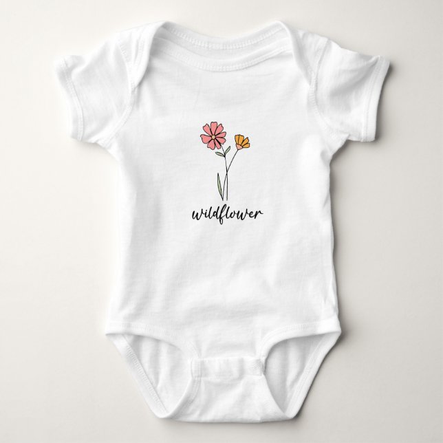 Wildblomma T Shirt (Framsida)