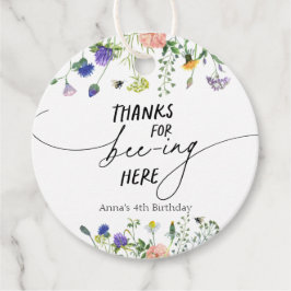 Wildblomma Tack för att du har lagt till favoritta Gåvor Etiketter