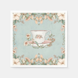 Wildblomma Tea Party Napkins Pappersservett