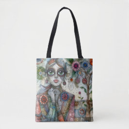 "Wildblomma" Tote Bag by DAKimage Tygkasse