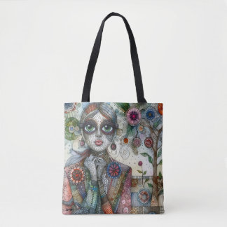 "Wildblomma" Tote Bag by DAKimage Tygkasse