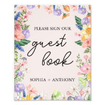 Wildblomma Vår Skriv under vår gästbok