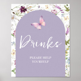 Wildblomma Vild ONE Butterfly Garden Party Drinks Poster
