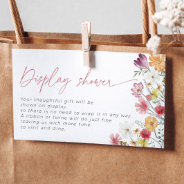 Wildblomma Visning Shower Möhippa Kärlek i Bloom Tilläggskort