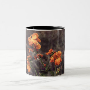 Wildblomma: Wallblomma Två-Tonad Mugg