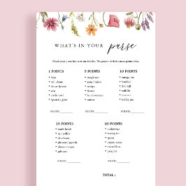 Wildblomma What's in your Purse Möhippa Game