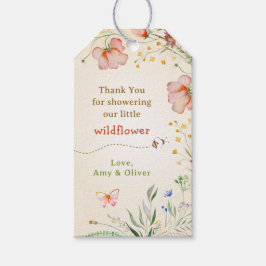 Wildblomma Whimsical Baby Shower Guest Tack Presentetikett