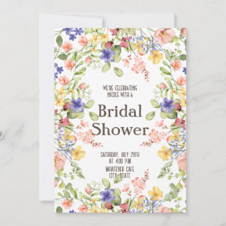 WildblommaBridal Shower-inbjudan Inbjudningar