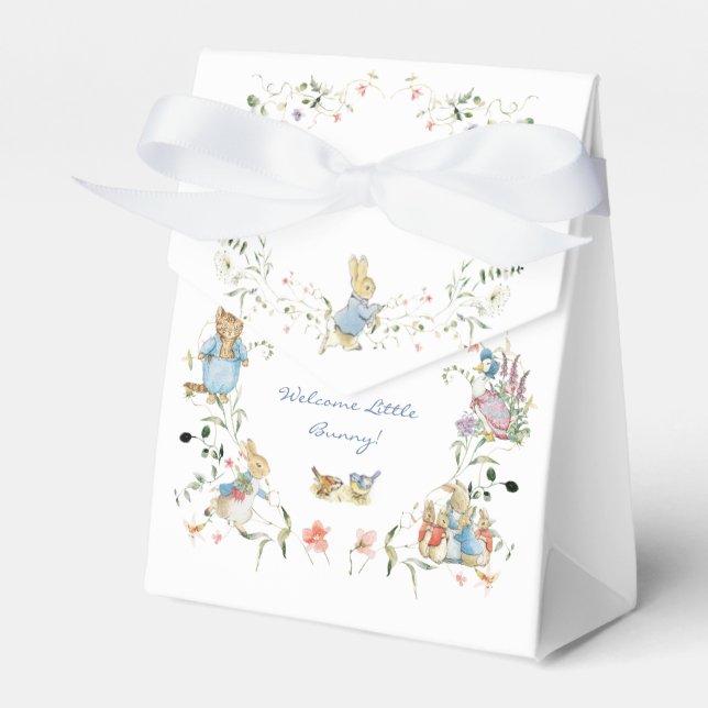 Wildblomman Peter, Rabbit Baby Shower Presentaskar (Framsidan Sidan)