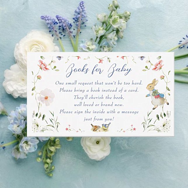 Wildblomman Peter Rabbit Bokar för Baby Tilläggskort (Skapare uppladdad)