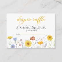 Wildblommans babyskor Diaper Raffle