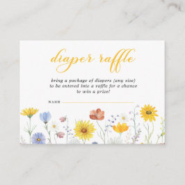 Wildblommans babyskor Diaper Raffle Tilläggskort