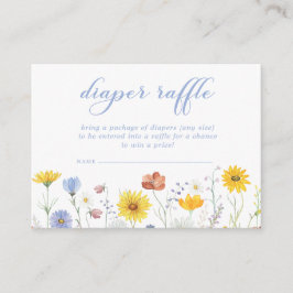 Wildblommans babyskor Diaper Raffle Tilläggskort