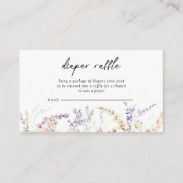 Wildblommans babyskor Diaper Raffle Tilläggskort