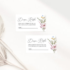 Wildblommans babyskor Diaper Raffle Tilläggskort