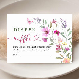 Wildblommans babyskor Diaper Raffle Tilläggskort