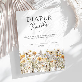Wildblommans babyskor Diaper Raffle Tilläggskort