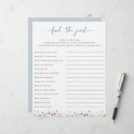 Wildblommans babyskor hittar gästspelet