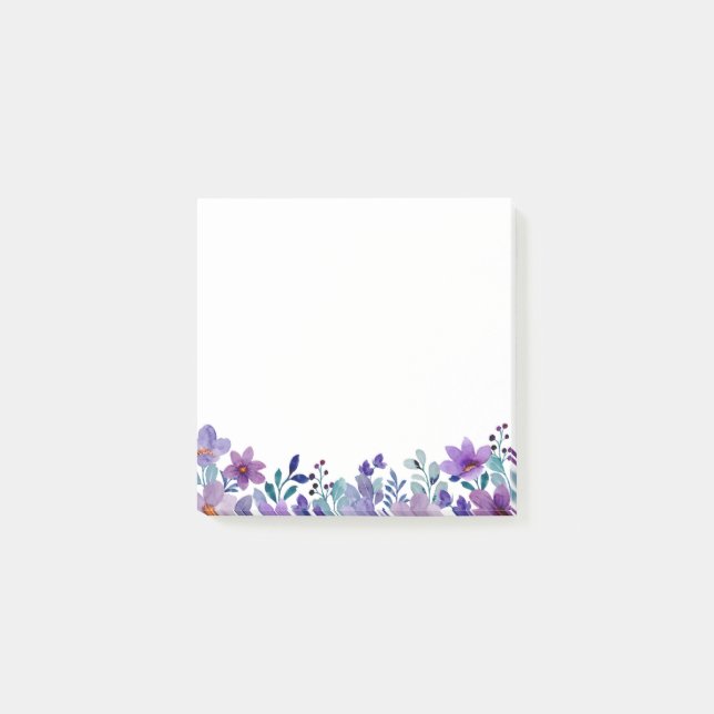 Wildblommans vattenfärg post-it block (Framsida)