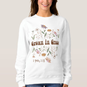 WildblommBible Verse Grown in Grace T Shirt